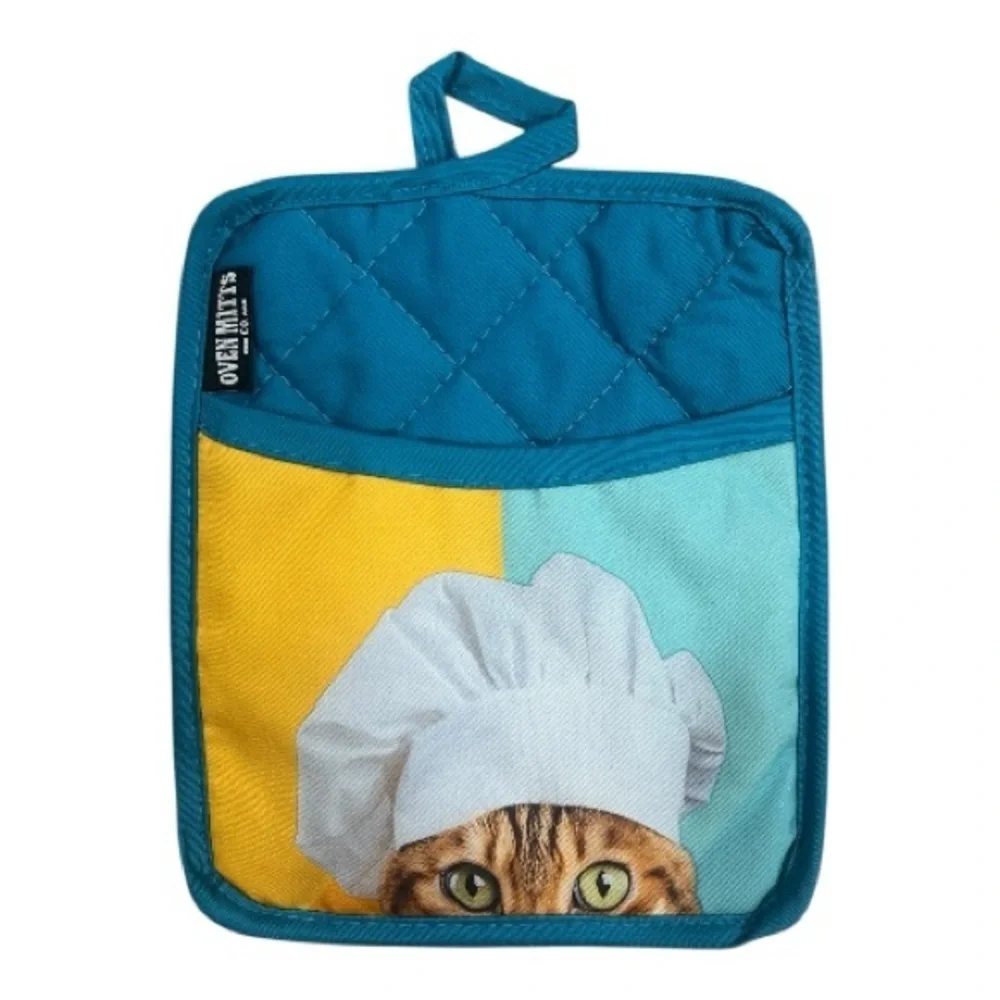 Oven Mitt Co. One of a Kind Glove Shape & Pot Holder Bake Like You Give A S***